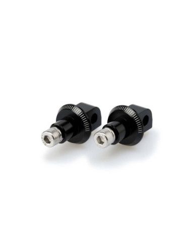 Adaptateurs de repose-pieds passager fixes Puig pour Suzuki GSX-S1000 22-24 noir