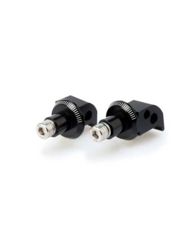 Puig-Adapter fur feste Soziusfussrasten fur Yamaha FZ8 (13-16), schwarz