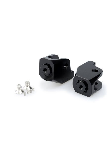 Puig adjustable rider rest adapters for Triumph Tiger XC 2017 black