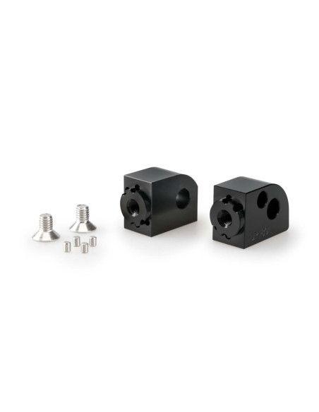 Puig adjustable passenger footrest adapters Yamaha MT-09 SP 2025 black