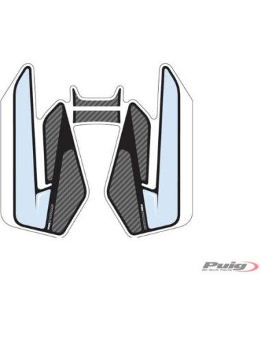 Adhesivo Puig para deposito de Yamaha MT-07 2017 efecto carbono