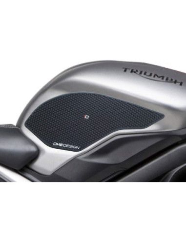 Puig specific side tank sticker for Triumph Street Triple RS 17-19 black