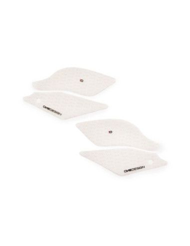 Puig specific side tank sticker for Yamaha YZF-R1M 20-24 transparent