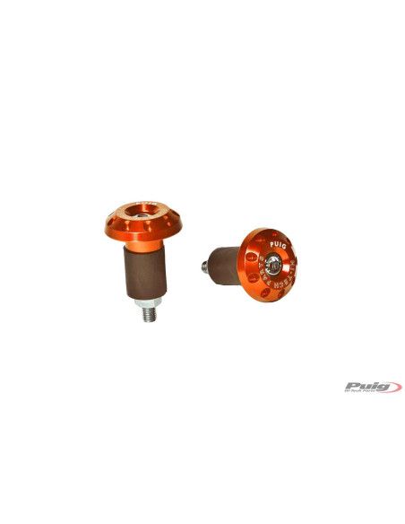 Puig Race Bar Ends for Yamaha YZF-R3 17-18 Orange