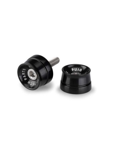 Embouts de guidon Puig Speed pour Yamaha MT-09 2025 Noirs