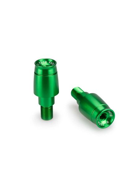 Embouts de guidon Puig Sport pour Yamaha TDM900 05-13 Vert