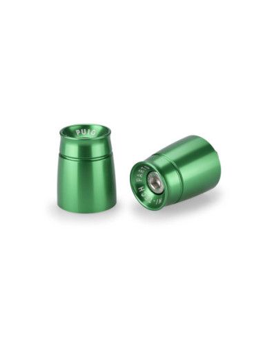 Embouts de guidon Puig Sport pour Yamaha MT-09 SP 2025 Verts