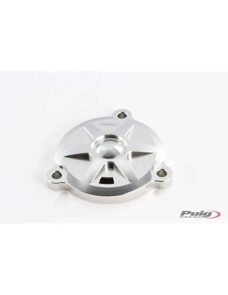Cache-pivot de bras oscillant Puig pour Yamaha T-Max 530 DX 17-19 argent