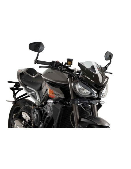 Puig naked ng sport fairing for triumph street triple rs 23-25 light smoke