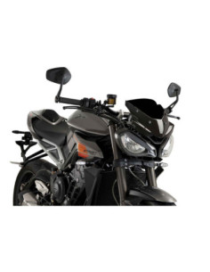 puig naked ng sport screen for triumph street triple rs 23-25 black