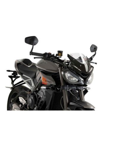 Carenado Puig naked ng sport para Triumph Street Triple RS 23-25 transparente