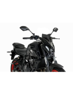 Puig Naked NG Sportscheibe fur Yamaha MT-07 23-24, dunkelgrau