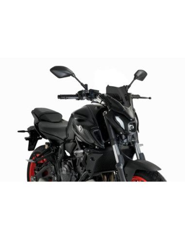 Cupula Puig Naked NG Sport para Yamaha MT-07 2023-2024 ahumada oscura