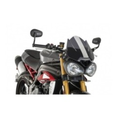 PUIG CUPOLINO NAKED NEW GENERATION SPORT PER TRIUMPH STREET TRIPLE R/RS 17'-19' FUME SCURO