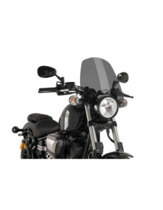 Puig Naked NG Touring-Windschutzscheibe fur Yamaha XV950/R 17-20, dunkelgrau