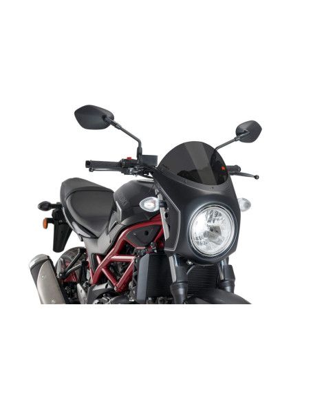 Puig Halbverkleidungs-Windschutzscheibe fur Suzuki SV650 22-25, dunkelgrau-schwarz