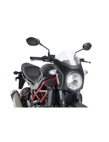 Puig semi-fairing windshield for Suzuki SV650 22-25 transparent-black