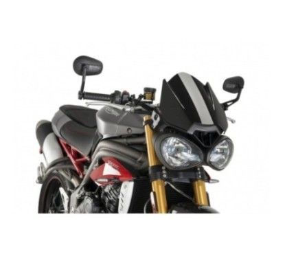 Puig Naked NG Sportscheibe fur Triumph Street Triple R RS 17 19 schwarz