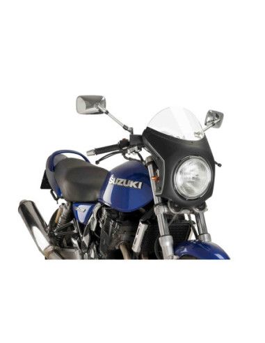 Semicarenado Puig para Triumph Street Twin 21-22 negro transparente