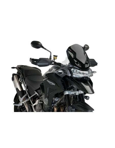 Puig Sport Windshield for Triumph Tiger 1200 GT Explorer 2024-25 Black
