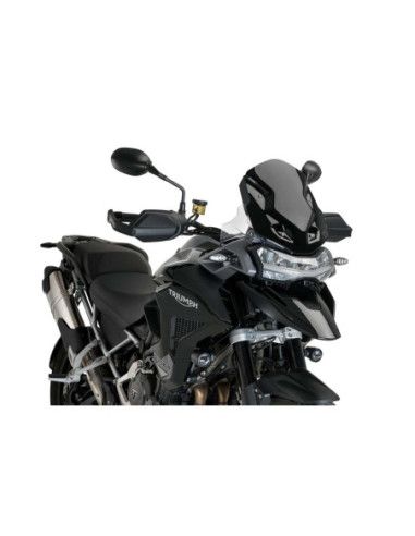 Puig Sport Windschutzscheibe fur Triumph Tiger 1200 Rally Pro 24-25 Schwarz