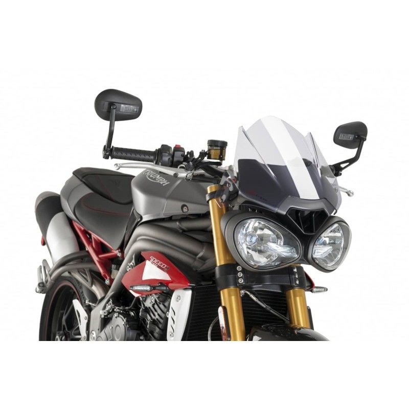 Puig Naked NG Sport Windschutzscheibe fur Triumph Street Triple R RS 17 19 klar