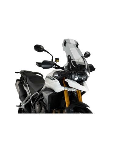 Puig Touring Windschutzscheibe-Visier fur Triumph Tiger 900 Rally Pro 24-25, hellgrau getont