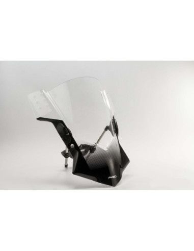 Pare-brise universel Puig Rafale pour Yamaha MT-07 2017 transparent