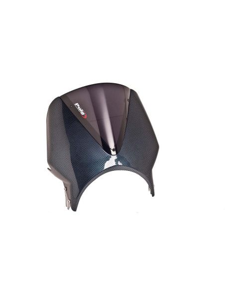 Puig universal vision fairing for Yamaha XJR1300 07-13 carbon-dark smoke
