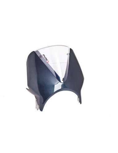 Carenage de vision universel Puig pour Triumph Speed Twin 22-24 en carbone transparent