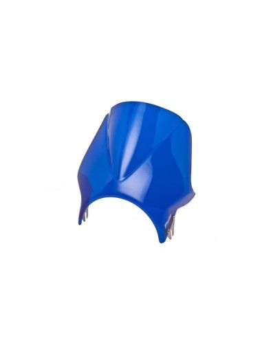Pare-brise universel Puig Windy pour Triumph Street Scrambler 2019 bleu