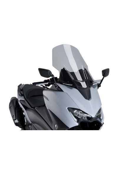 Puig V-Tech Line Touring Windshield for Yamaha T-Max 530 RH 17-19 Light Smoke
