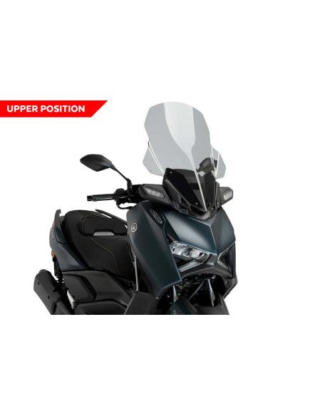 Puig V-Tech Line Touring Windshield for Yamaha X-Max 125 2025 Light Smoke
