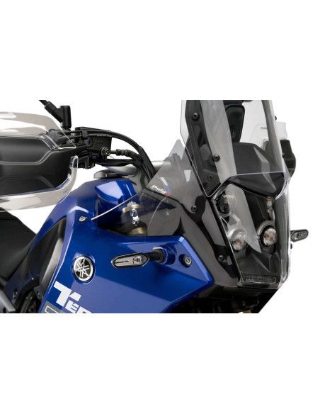 Deflecteurs avant Puig agrandis Yamaha Tenere 700 23-24 fumee claire