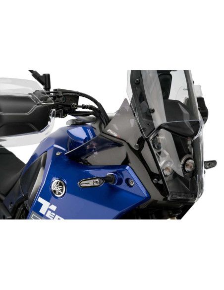 Deflecteurs avant Puig agrandis Yamaha Tenere 700 23-24 fumee foncee