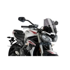 PUIG CUPOLINO NAKED NEW GENERATION SPORT PER TRIUMPH STREET TRIPLE S 20-21 FUME SCURO
