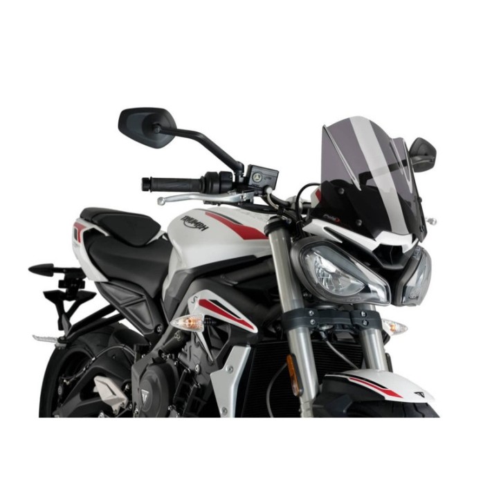 PUIG CUPOLINO NAKED N.G. SPORT TRIUMPH STREET TRIPLE S 20-21 FUME SCURO