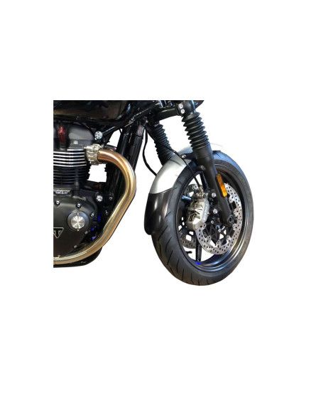 Extension de garde-boue avant Puig pour Triumph Speed Twin 22-24, noir mat