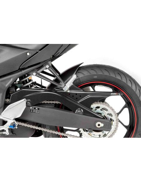 Garde-boue arriere Puig pour Yamaha YZF-R3 17-18 aspect carbone