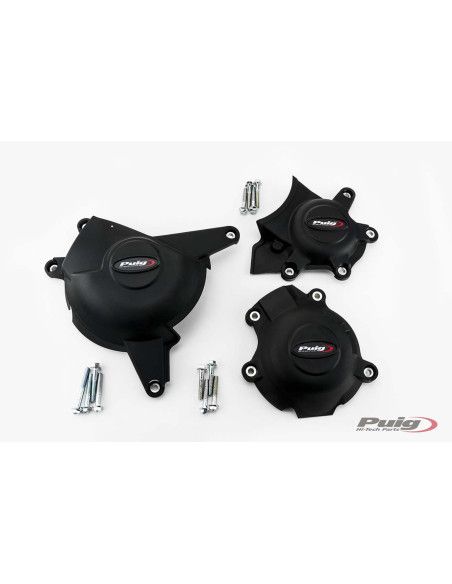 Puig track engine cover protection for Suzuki GSX-R1000 R 17-21 black