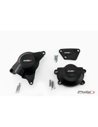 Puig track engine cover protection for Yamaha YZF-R6 2007 black