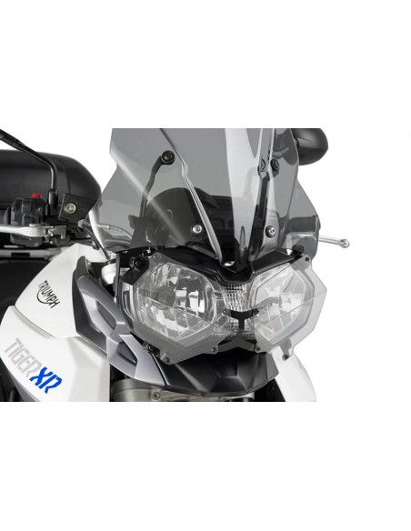 Puig Scheinwerferschutz fur Triumph Tiger Explorer XCX 16-17, klar