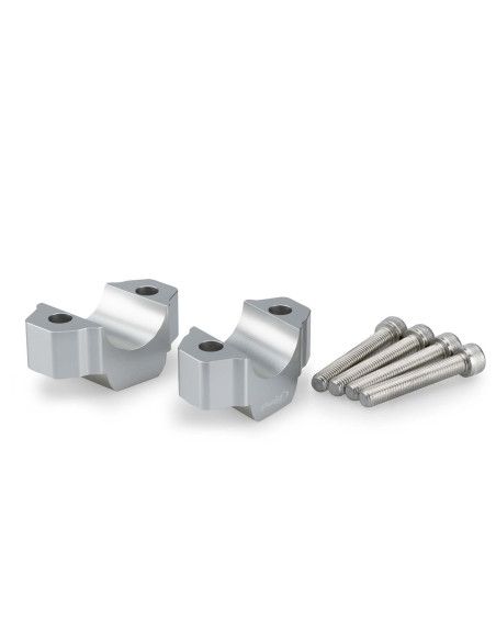 Elevadores Puig para manillar Yamaha MT-09 2025 color plata