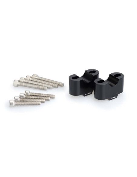 puig risers per manubri yamaha tracer 7 gt 23-24 nero-3672n