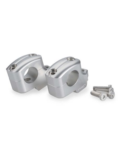 Elevadores Puig Pullback para manillar Yamaha MT-09 2025 plateados - 22101P