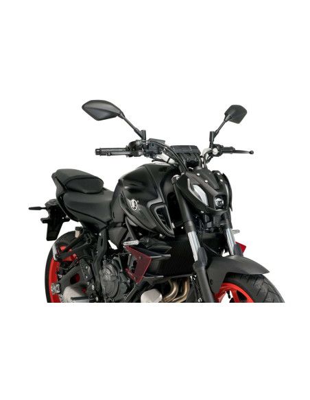 Aleron lateral Puig Downforce Naked para Yamaha MT-07 23-24 Rojo