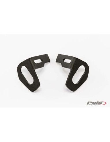 Supports de clignotants Puig d'origine et support de plaque d'immatriculation Puig pour Suzuki GSX-S1000 2021, noir
