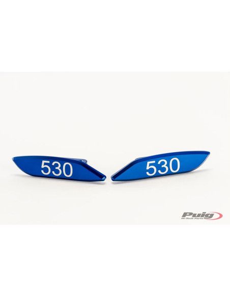 Cache-retroviseur Puig pour Yamaha T-Max 530 SX 17-19 bleu