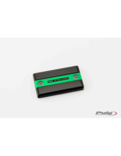 Tapon deposito liquido freno delantero Puig para Suzuki DL650XT V-Strom 21-25 verde