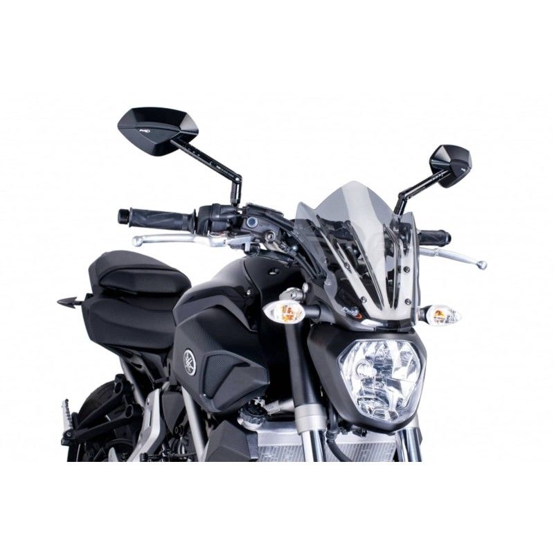 puig naked ng sport screen for yamaha mt 07 14 17 light smoke